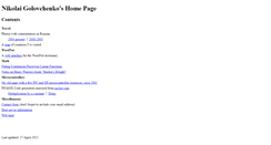 Desktop Screenshot of golovchenko.org